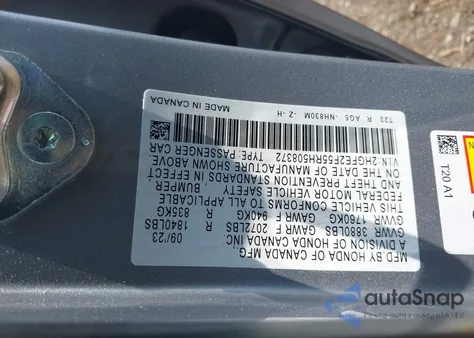 2024 Honda Civic Sport from USA, damaged, VIN 2HGFE2F55RH508372